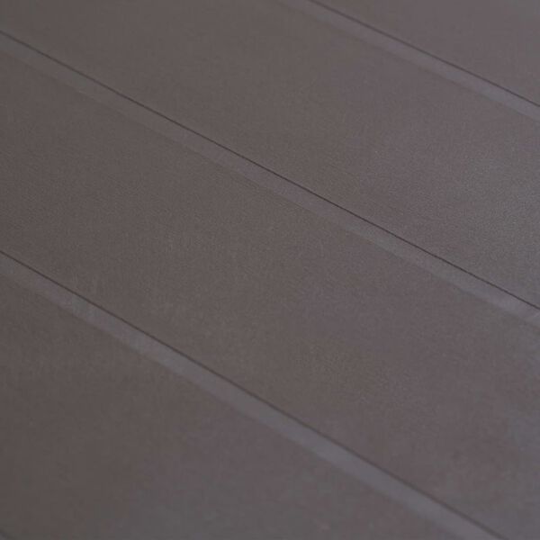 vidaXL Mesa de jardín de plástico aspecto ratán marrón 150x90x72 cm