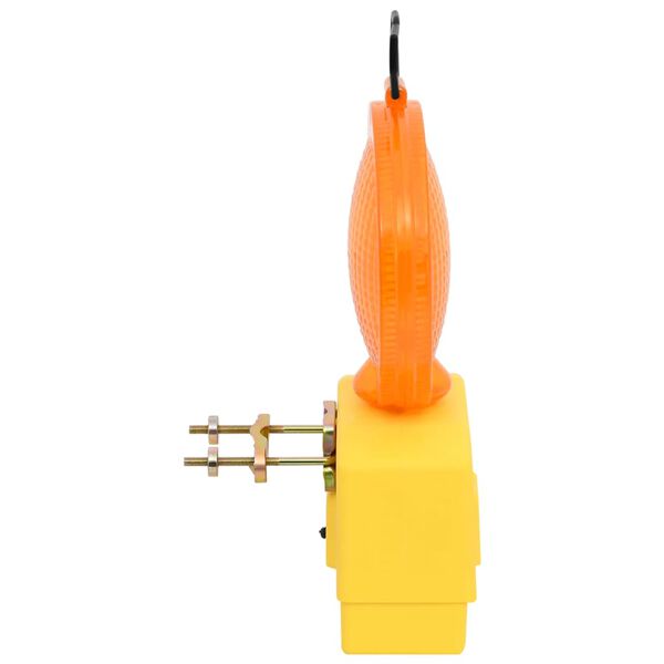 vidaXL Luces de obra de construcción 2 uds con baterías 18x8x37 cm