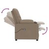 vidaXL Sill&oacute;n elevable cuero sint&eacute;tico color capuchino