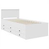 vidaXL Sof&aacute; cama con caj&oacute;n y Negro 90 x 200 cm Madera de ingenier&iacute;a