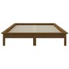 vidaXL Estructura de cama madera maciza de pino marr&oacute;n miel 180x200 cm