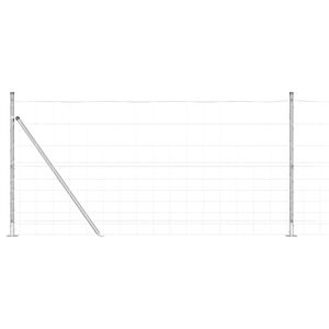 vidaXL Poste de Valla Galvanizado 25 x 1,2 m Acero