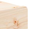 vidaXL Mesita de Noche Marrón 44 x 32,5 x 40 cm Madera maciza de pino