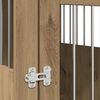 vidaXL Jaula para perros madera ingenier&iacute;a roble artesanal 55x75x65 cm