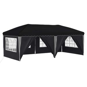 vidaXL Carpa Plegable para Fiestas 575 x 288 x 245 cm Antracita