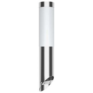 vidaXL L&aacute;mpara de pared acero inoxidable impermeable 60 W