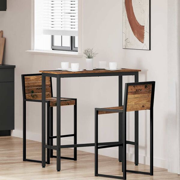 vidaXL Mesa Madera vieja 100 x 40 x 100,5 cm