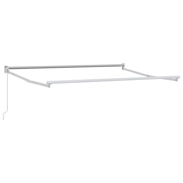 vidaXL Toldo retr&aacute;ctil manual Crema 2,5 x 2 m