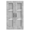vidaXL Armario de cocina mural Gris Concreto 60 x 31 x 100 cm