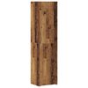 vidaXL Aparador alto 2 pcs Madera vieja 45 x 42,5 x 185 cm
