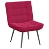 vidaXL Sill&oacute;n de relax con reposapi&eacute;s terciopelo rojo tinto