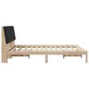 vidaXL Estructura de cama Marr&oacute;n 160 x 200 cm Madera de pino macizo