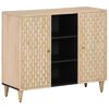 vidaXL Armario auxiliar madera maciza de mango 90x33x75 cm