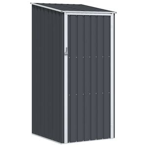 vidaXL Cobertizo de jard&iacute;n acero galvanizado antracita 87x98x159 cm
