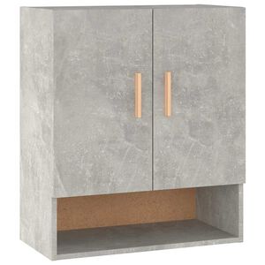 vidaXL Armario de pared madera contrachapada gris hormig&oacute;n 60x31x70 cm