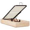 vidaXL Estructura de Cama Ottoman Natural 80 x 200 cm Pino macizo