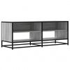 vidaXL Mueble TV metal y madera ingenier&iacute;a gris Sonoma 120,5x40x46 cm