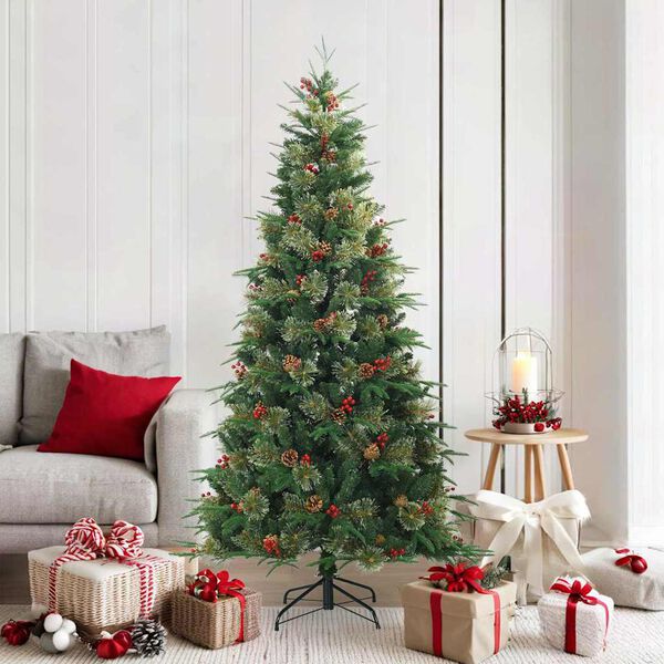 vidaXL &Aacute;rbol de Navidad artificial con ramas articuladas Verde 180 cm