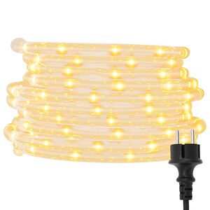 vidaXL Tira de luces con 120 LED blanco cálido PVC 5 m