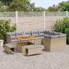 vidaXL Conjunto de sof&aacute; de jard&iacute;n con coj&iacute;n 12 pcs beige y gris claro