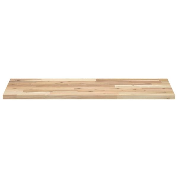 vidaXL Estantes flotantes 3 uds madera acacia sin tratar 100x40x2 cm