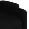 vidaXL Sill&oacute;n reclinable de tela negro