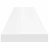 vidaXL Estante flotante de pared MDF blanco 120x23,5x3,8 cm