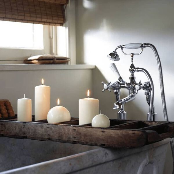 Bolsius Velas 8 unidades marfil 150x78 mm