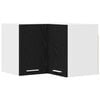 vidaXL Mueble colgante Roble Negro y 57 x 57 x 40 cm