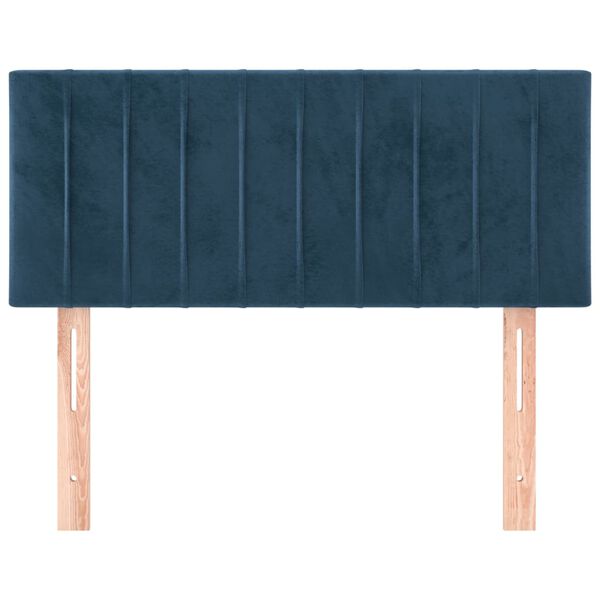 vidaXL Cabecero de terciopelo azul 100x5x78/88 cm