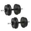 vidaXL Mancuernas con discos 40 kg