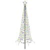 vidaXL &Aacute;rbol de Navidad LED en espiral con estaca EKENAS 180 cm