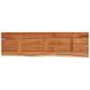 vidaXL Estante pared rectangular madera acacia borde vivo 100x30x3,8cm