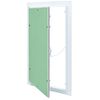 vidaXL Panel de acceso Verde y Plata 30 x 45 cm Aluminio y Pladur