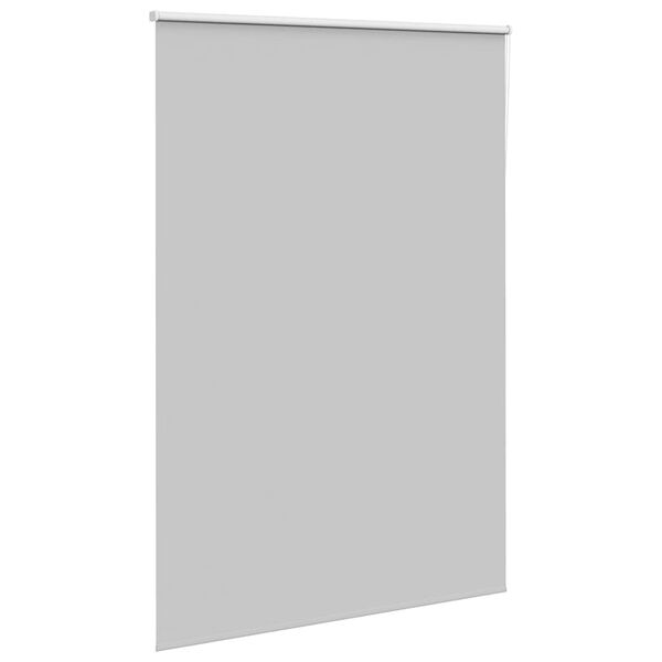 vidaXL Estor Enrollable Opaco gris claro 160x230cm Tela Ancho 156,6cm