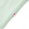 Camiseta infantil de manga casquillo verde suave 140