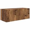 vidaXL Conjunto de mueble de TV Montaje en la pared 2 pcs Madera vieja
