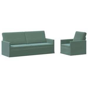 vidaXL Juego de Sof&aacute; 2 pcs Verde Mar PWNED_BY_LORD666_YWH