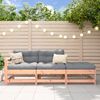 vidaXL Juego de muebles de jard&iacute;n 3 pzas madera maciza abeto Douglas