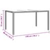 vidaXL Set de mesa y sillas jard&iacute;n 7 pzas con cojines rat&aacute;n PE marr&oacute;n