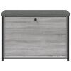 vidaXL Banco zapatero con caj&oacute;n abatible gris Sonoma 82x32x56 cm