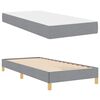vidaXL Cama tipo Box Spring Gris Claro 80 x 200 cm tela