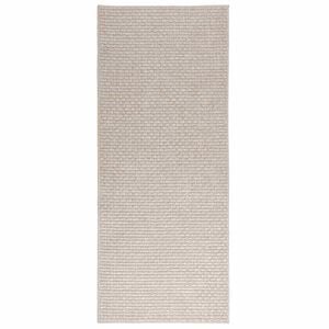 vidaXL Alfombras de &aacute;rea Rectangular FARO Crema 150 x 80 cm Poli&eacute;ster