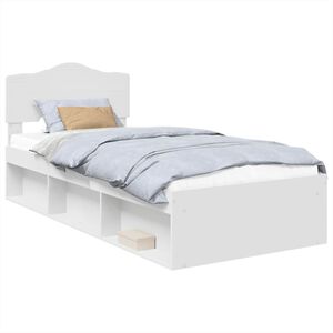 vidaXL Estructura de cama 100 x 200 cm Madera de pino macizo