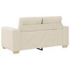 vidaXL Sof&aacute; 3 pcs Beige 221 x 80 x 80 cm Tejido mezcla de lino