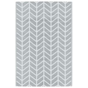 vidaXL Alfombra de exterior PP ARAKIL gris 120x180 cm