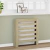 vidaXL Cubierta de radiador madera ingenier&iacute;a roble Sonoma 78x20x82 cm