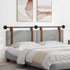 vidaXL Cabecera Colgante Liso Gris Nube 170 x 55 x 5 cm PU antiguo