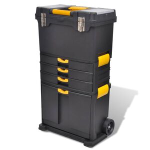 vidaXL Caja de herramientas carrito port&aacute;til