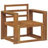vidaXL Conjunto de sof&aacute;s de exterior Madera de Acacia S&oacute;lida Natural